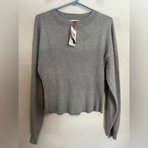 3/$20 Open Edit Nordstrom NWT Gray Ribbed Women’s Sweater XL (Fits Medium)